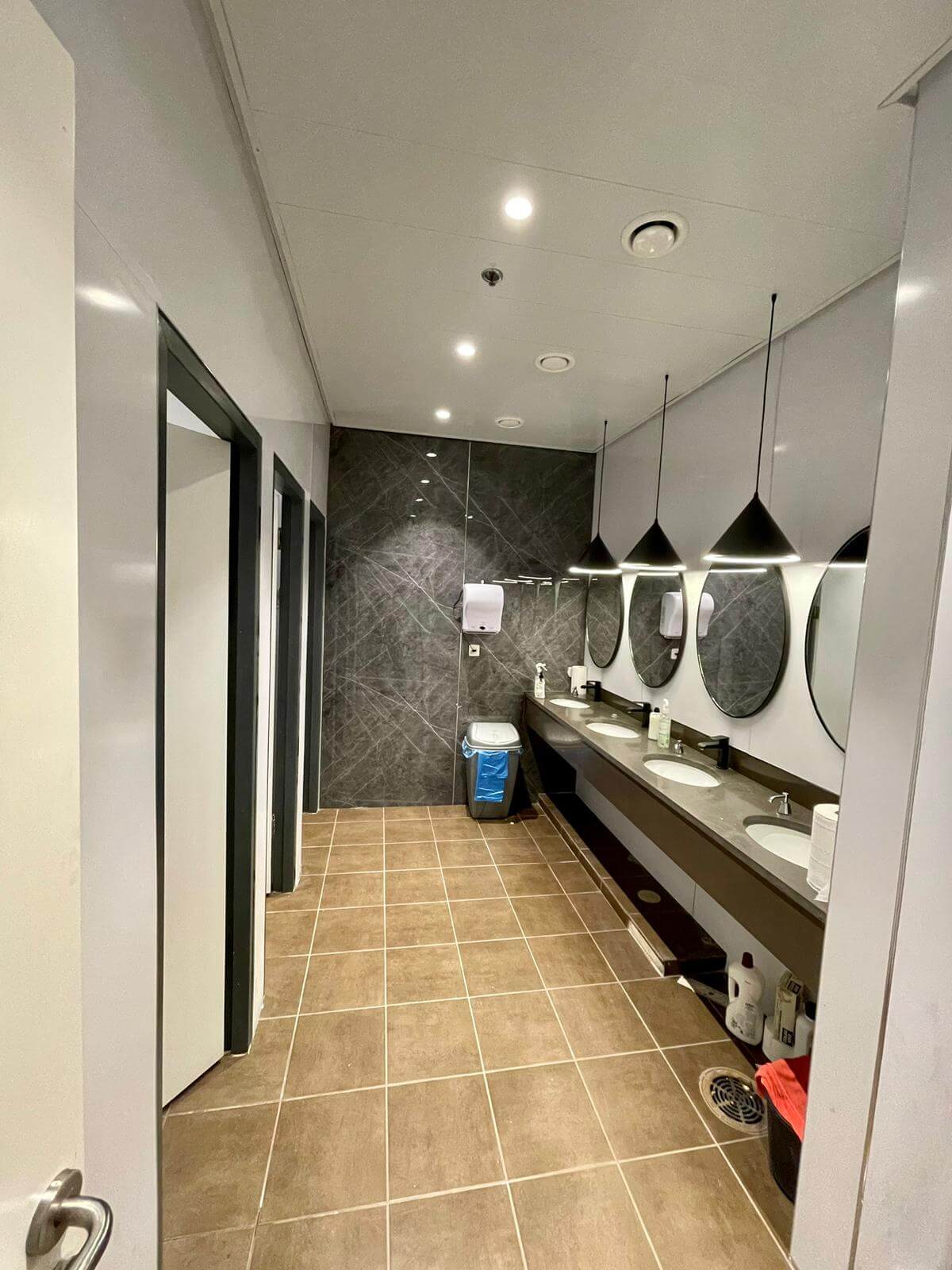 חיפוי עץ בשירותים