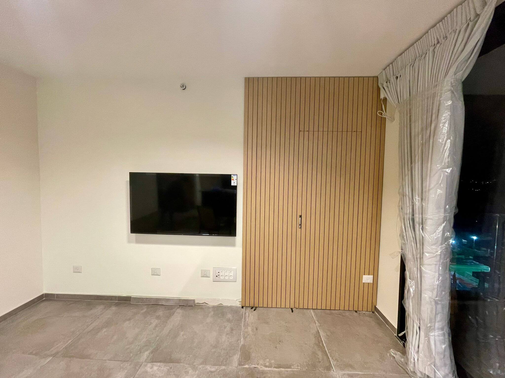 חיפוי עץ דלת קו אפס